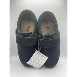 Pedors Classic Stretch Orthopedic Black Shoe Solution Unisex 6.5M 8.5F NWT